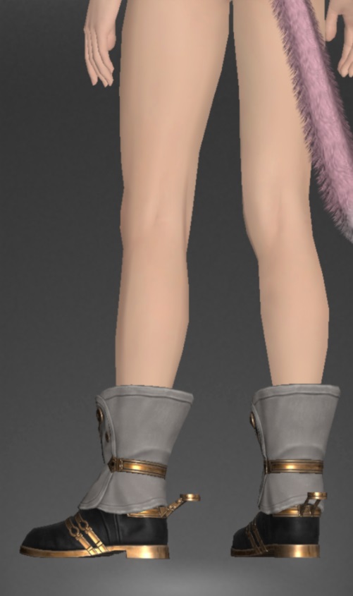 キングダムブラス・キャスターブーツ | FF14ミラプリ - Bygone Brass Boots of Casting - ブーツ