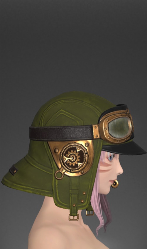 キングダムブラス・ヒーラーカロ | FF14ミラプリ - Bygone Brass Calot of Healing - ゴーグル・スコープ/帽子/その他帽子