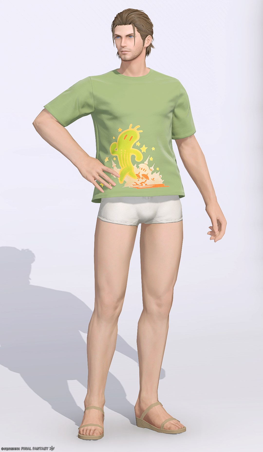 【FF14】サボテンダー・デイリーチュニック装備👗各種族での見た目・入手方法【Tシャツ/ゴールドソーサー】