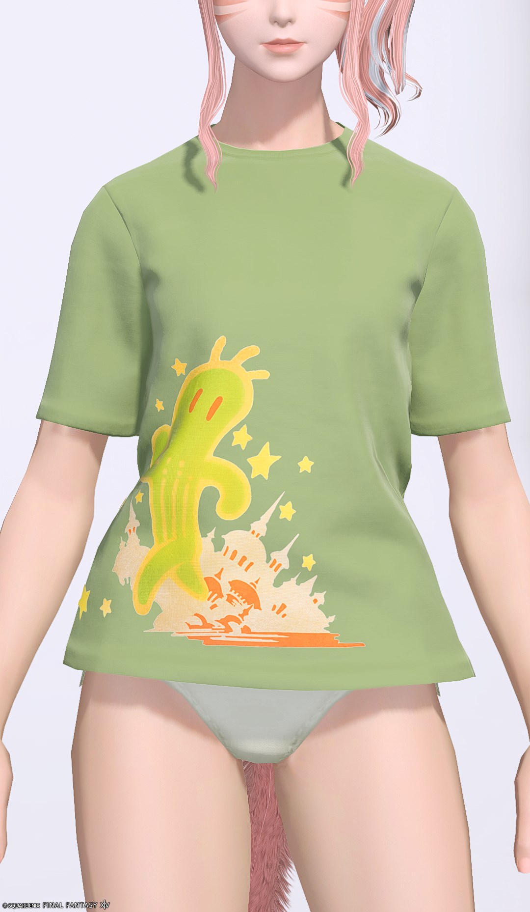サボテンダー・デイリーチュニック | FF14ミラプリ - Cactuar Neotunic - シャツ