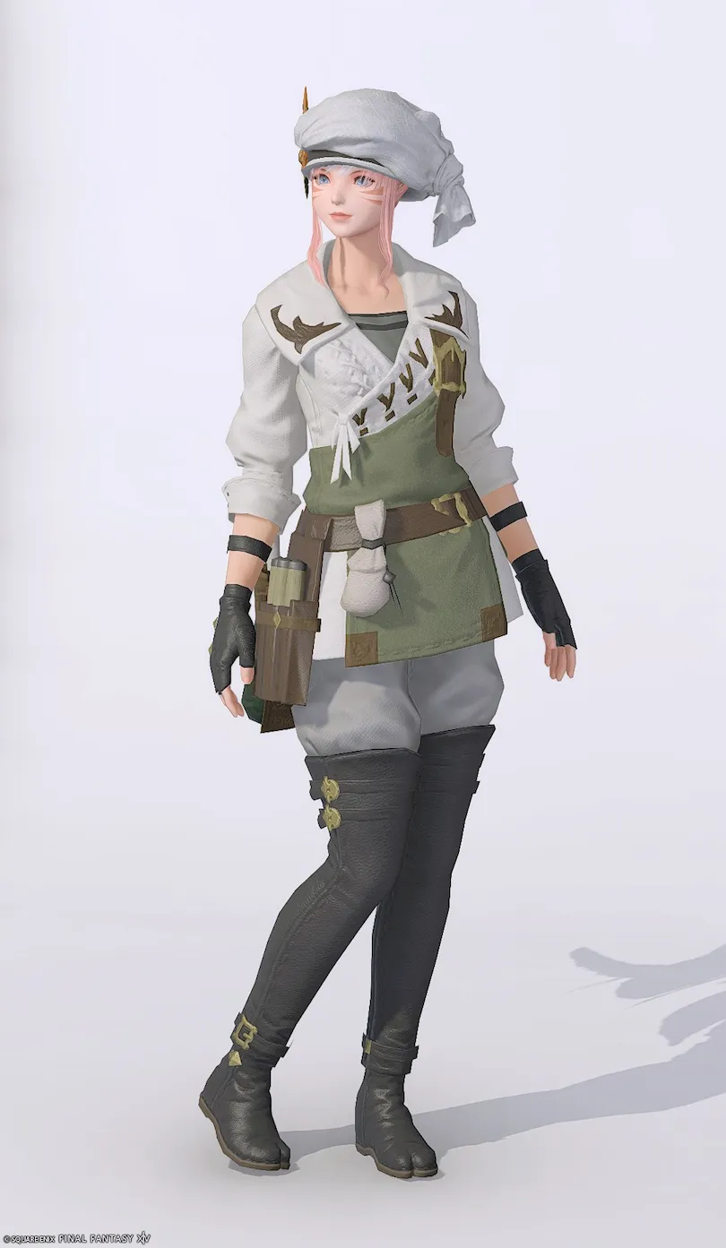 【FF14】木工師AF1装備👗各種族での見た目・入手方法【カーペンター】