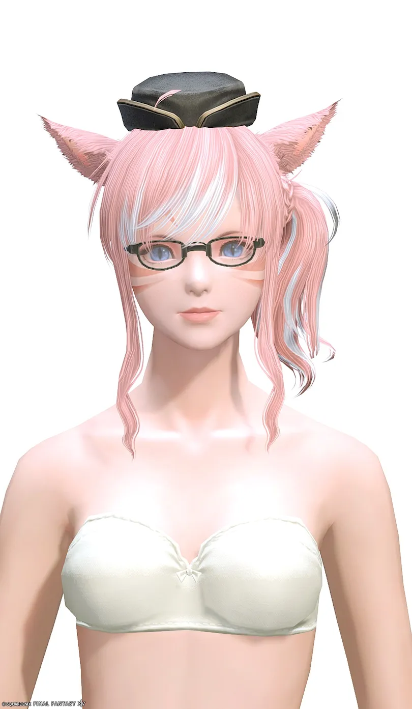 ミラプリ「コルドロンソフォス・ハット」装備ミコッテでの見た目紹介3