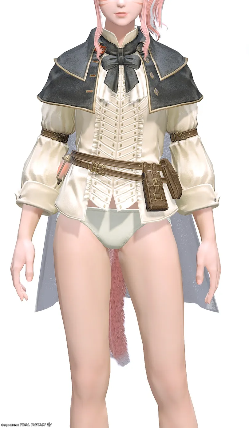 ミラプリ「コルドロンソフォス・ケープマント」装備ミコッテでの見た目紹介8