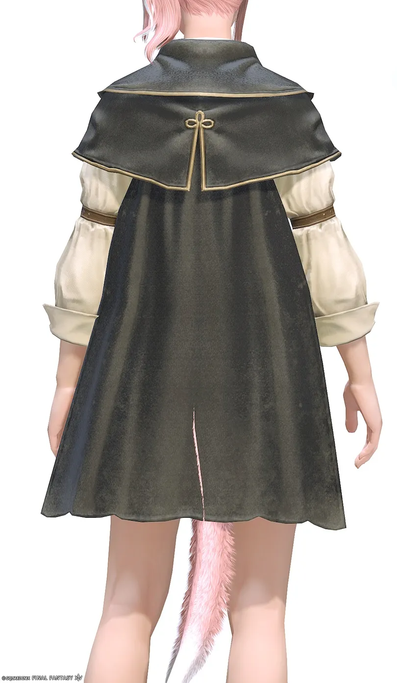 ミラプリ「コルドロンソフォス・ケープマント」装備ミコッテでの見た目紹介10