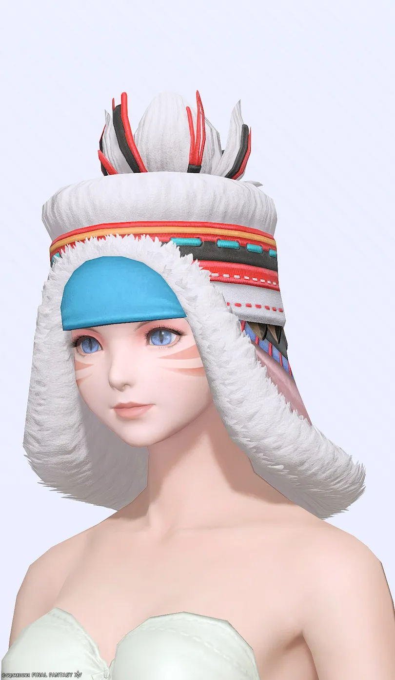 ミラプリ「セレモニアル・レンジャーフラップキャップ」装備ミコッテでの見た目紹介6