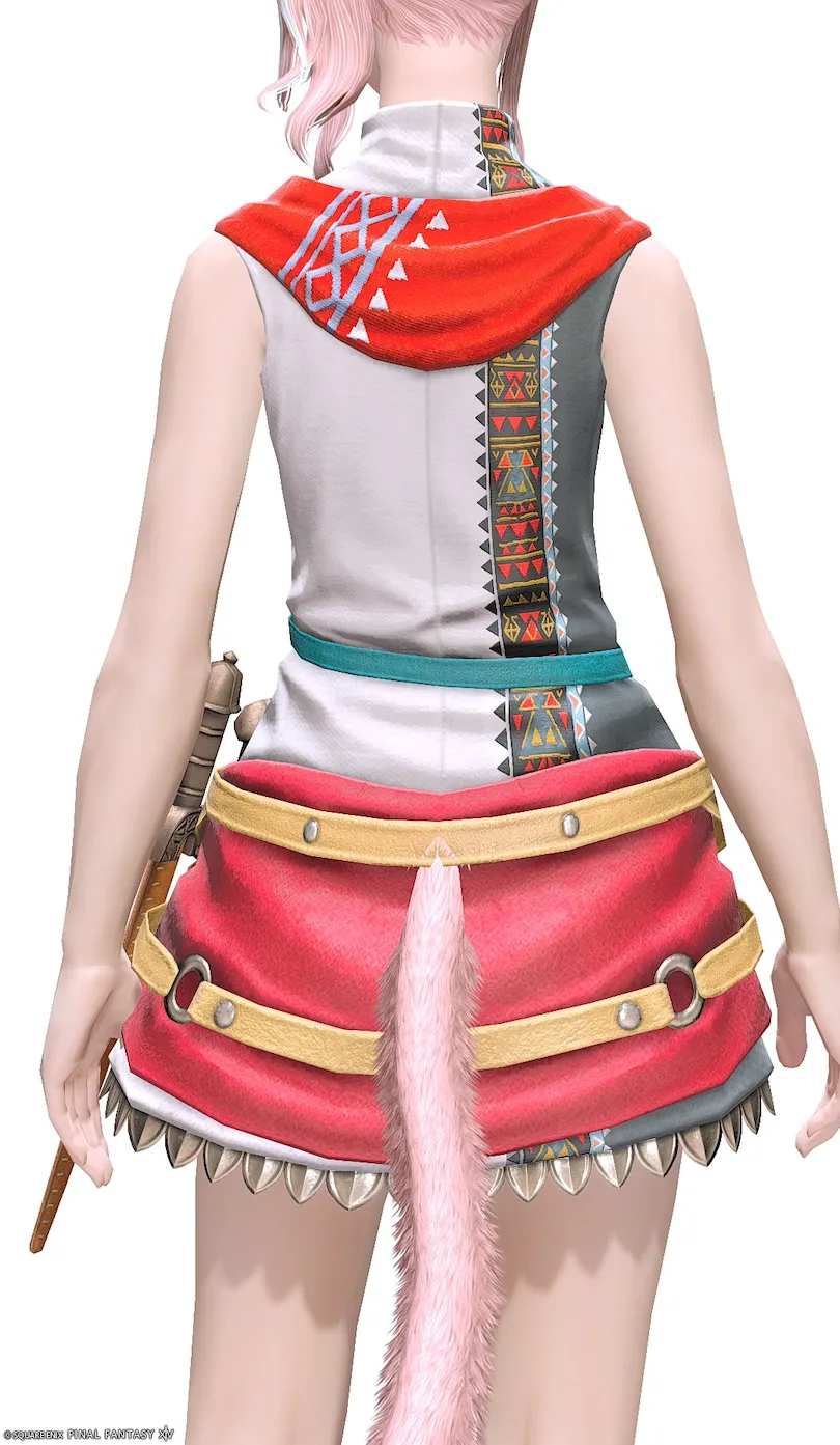 ミラプリ「セレモニアル・レンジャーベスト」装備ミコッテでの見た目紹介9