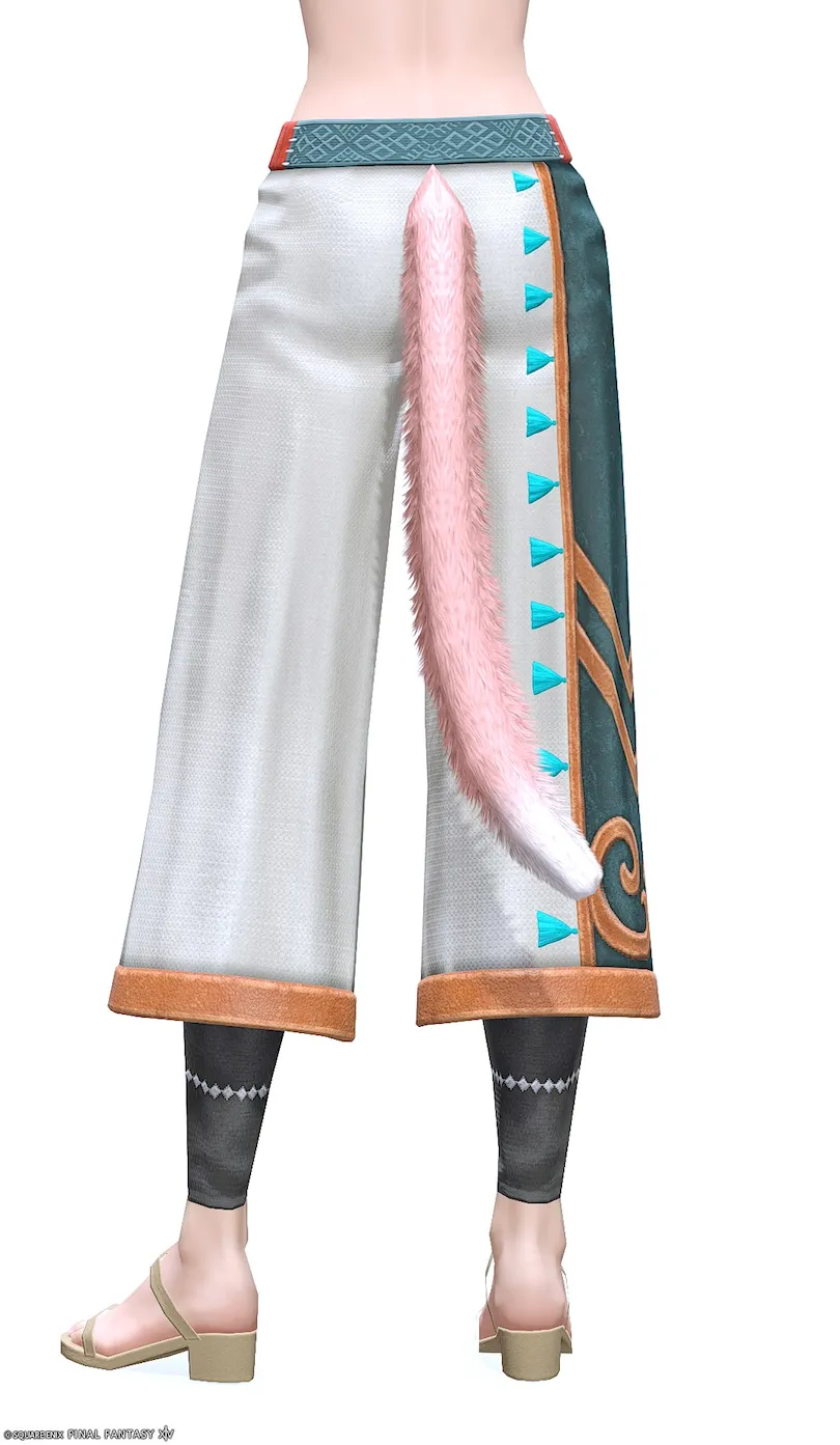 ミラプリ「セレモニアル・レンジャーワイドパンツ」装備ミコッテでの見た目紹介15