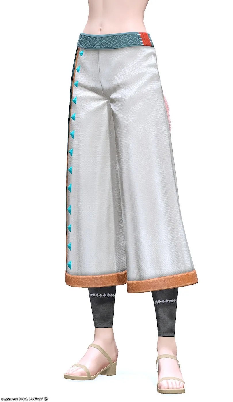 ミラプリ「セレモニアル・レンジャーワイドパンツ」装備ミコッテでの見た目紹介16