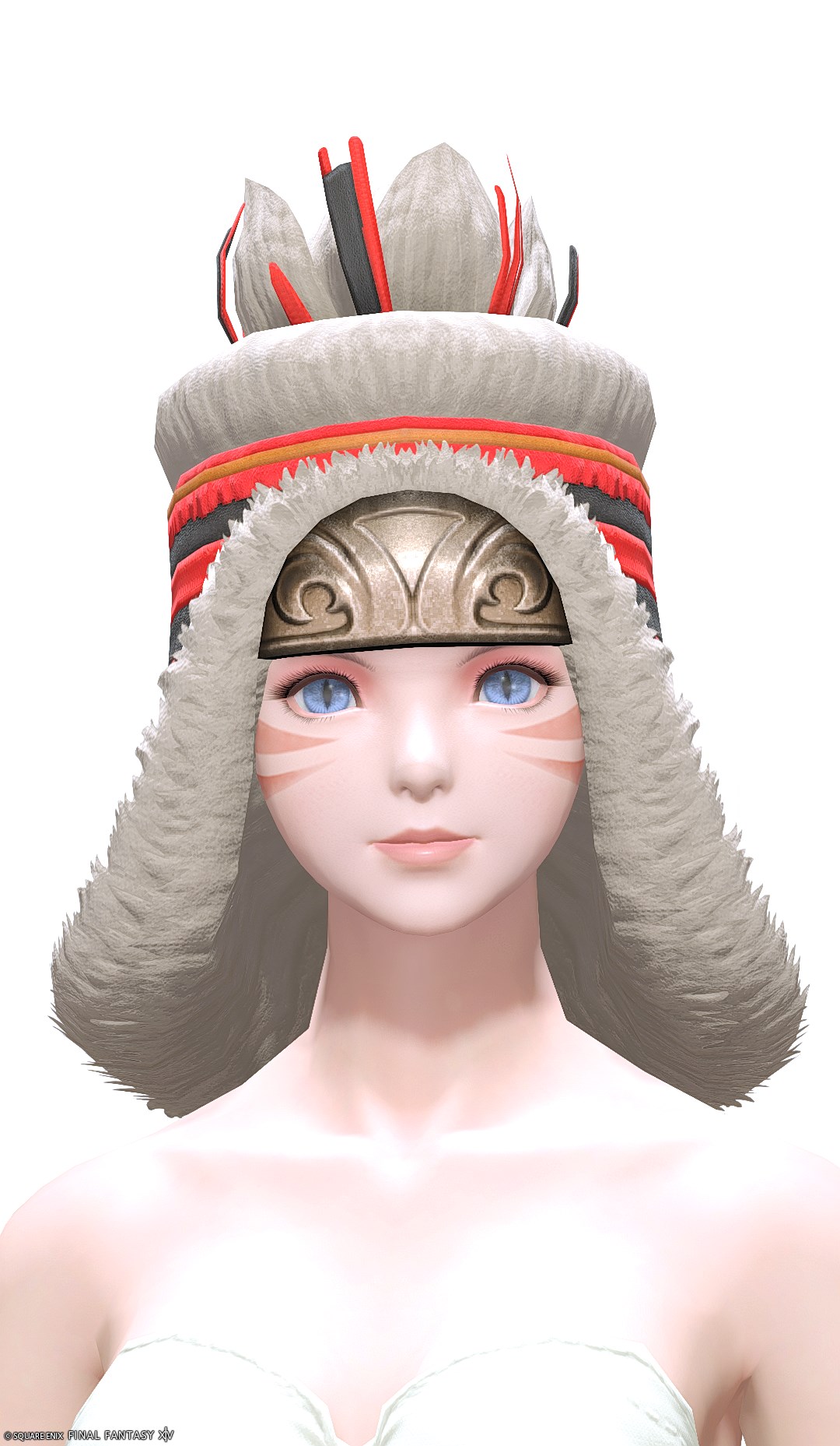 セレモニアル・ディフェンダーフラップキャップ | FF14ミラプリ - Ceremonial Longcap of Fending - 帽子/その他帽子