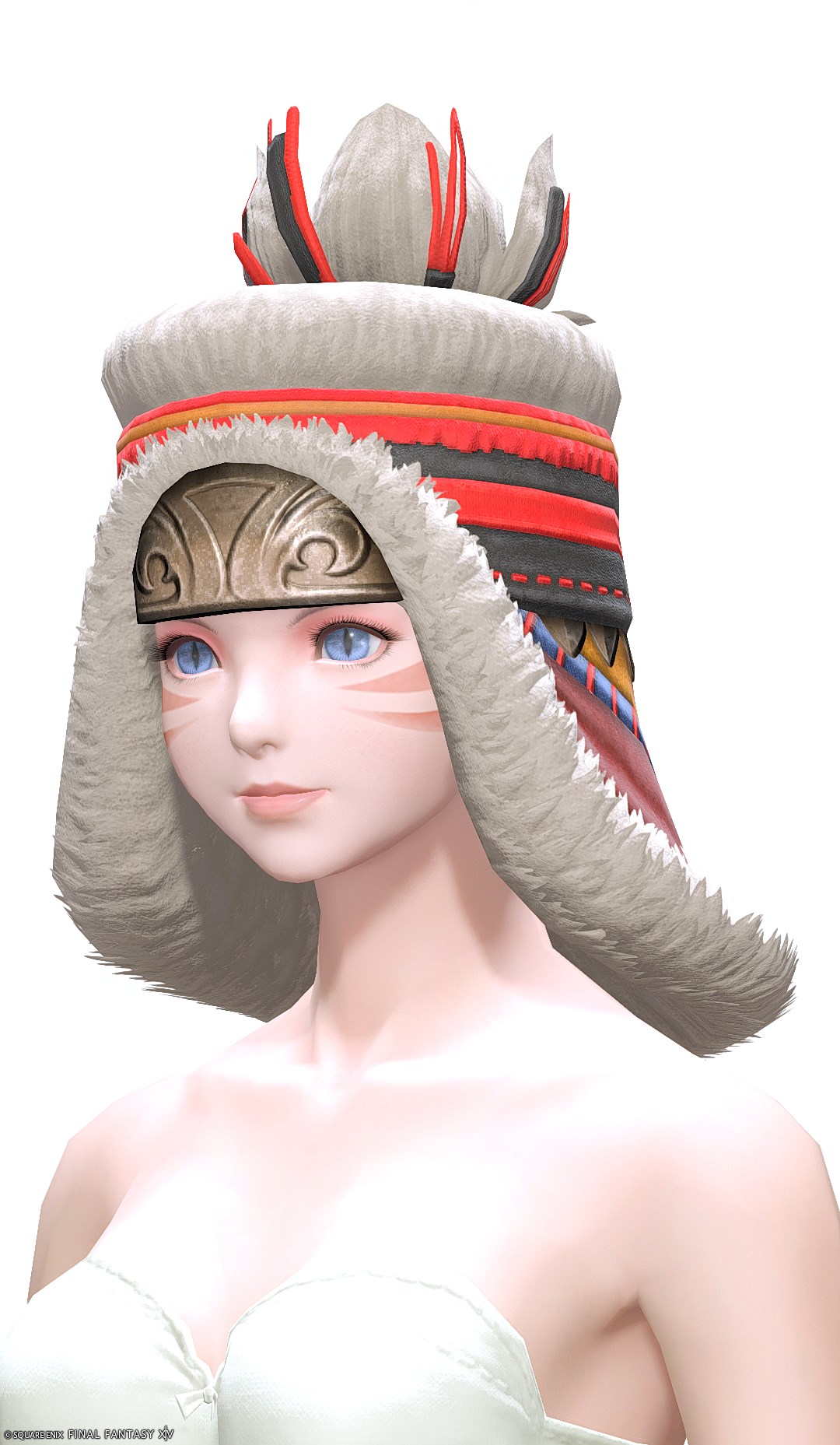 セレモニアル・ディフェンダーフラップキャップ | FF14ミラプリ - Ceremonial Longcap of Fending - 帽子/その他帽子
