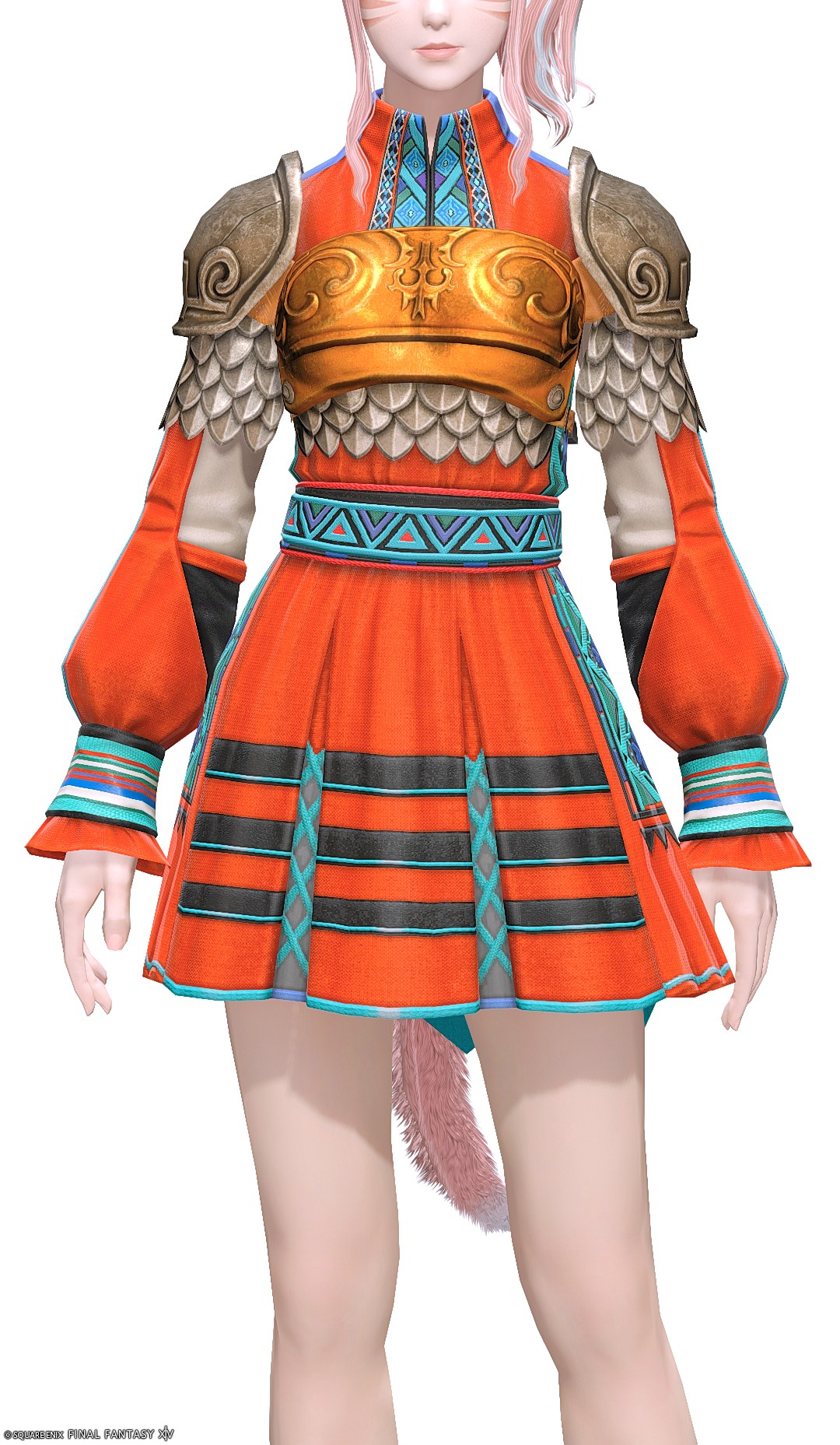 セレモニアル・ディフェンダーコースリット | FF14ミラプリ - Ceremonial Corselet of Fending - メイル