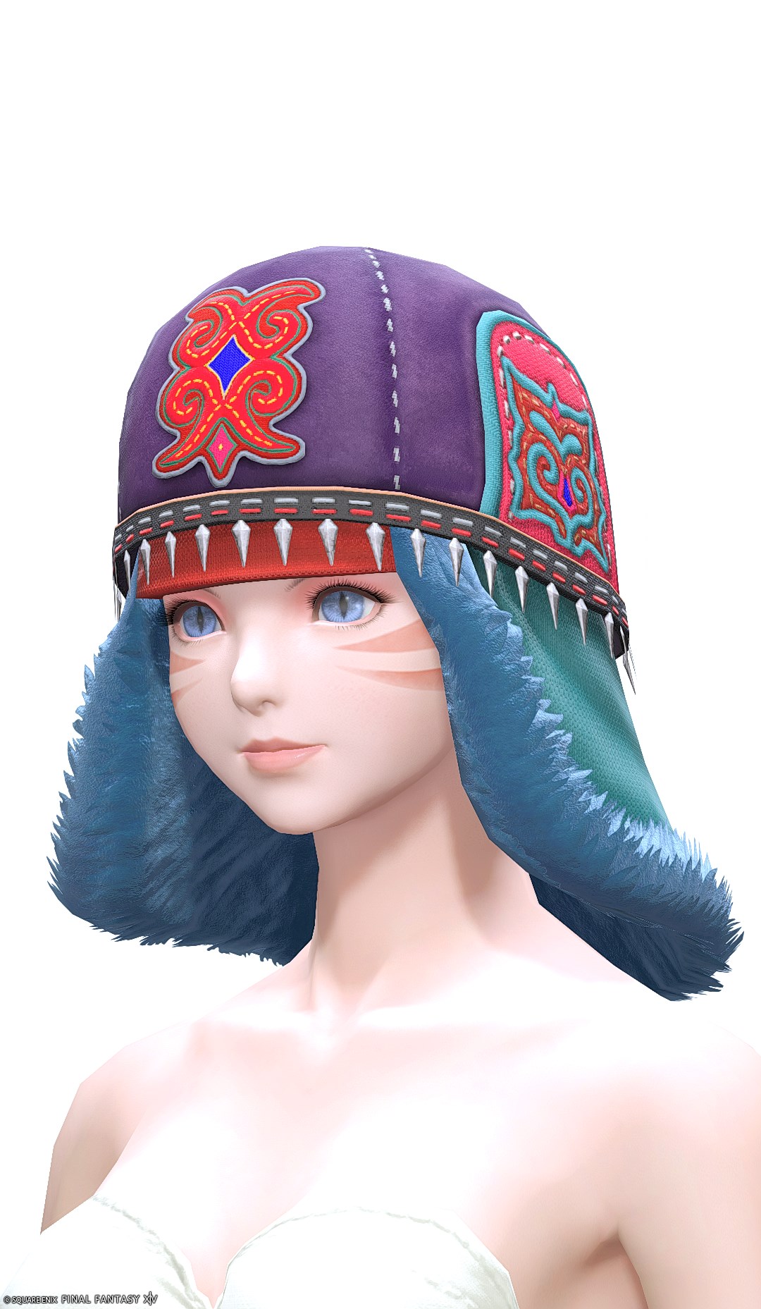 セレモニアル・ストライカーフラップキャップ | FF14ミラプリ - Ceremonial Longcap of Striking - 帽子/その他帽子