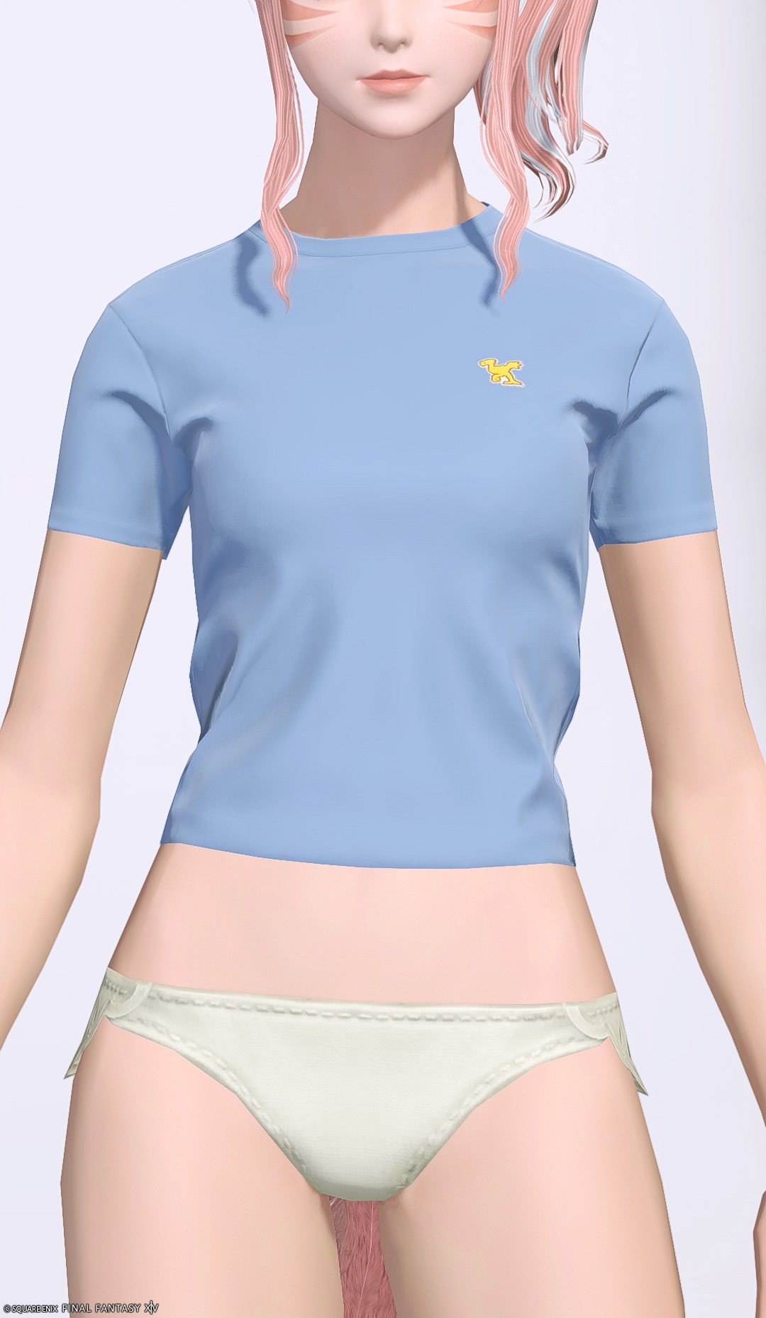 チョコボ・デイリーチュニック:タイトサイズ | FF14ミラプリ - Form-fitting Chocobo Neotunic - シャツ