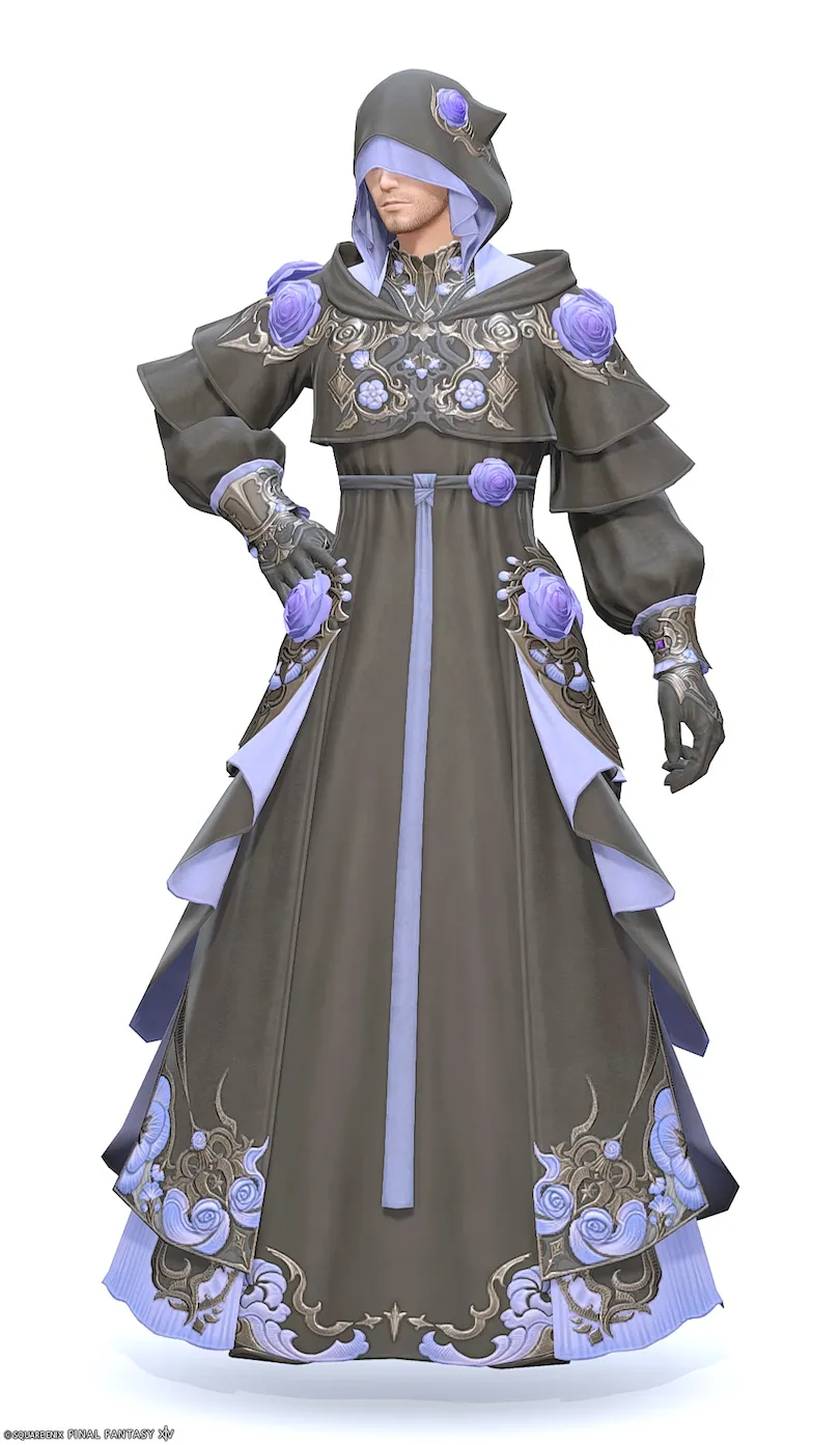 【FF14】コートリーラヴァー・キャスター（黒魔道士・召喚士・赤魔道士・ピクトマンサー・青魔道士）装備の見た目