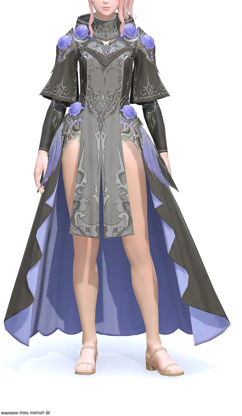 ミラプリ「コートリーラヴァー・スレイヤーサーコート」装備ミコッテでの見た目紹介7