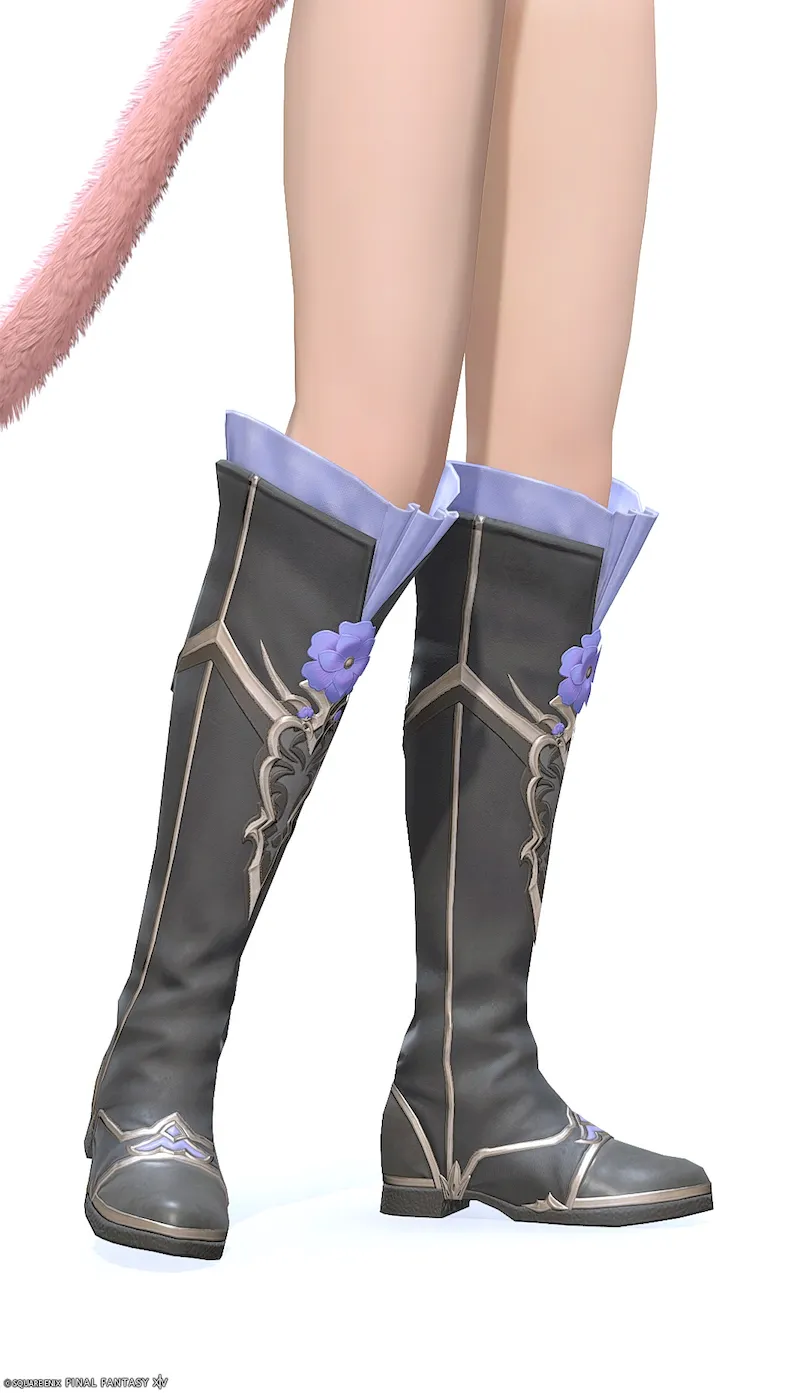 ミラプリ「コートリーラヴァー・スレイヤーブーツ」装備ミコッテでの見た目紹介17