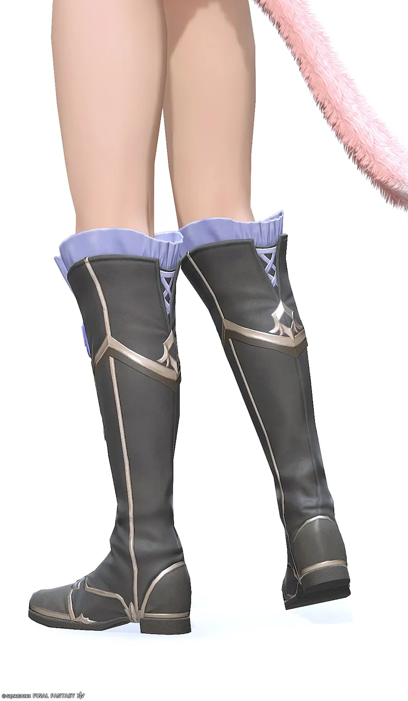 ミラプリ「コートリーラヴァー・スレイヤーブーツ」装備ミコッテでの見た目紹介18