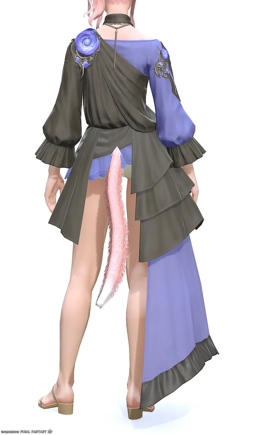 ミラプリ「コートリーラヴァー・スカウトシャツ」装備ミコッテでの見た目紹介9