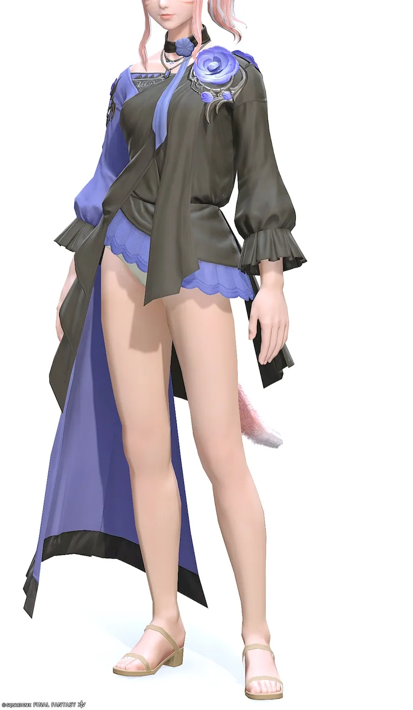 ミラプリ「コートリーラヴァー・スカウトシャツ」装備ミコッテでの見た目紹介10