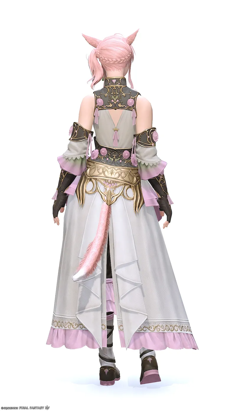 ミラプリ「コートリーラヴァー・ストライカー」装備ミコッテでの見た目紹介2