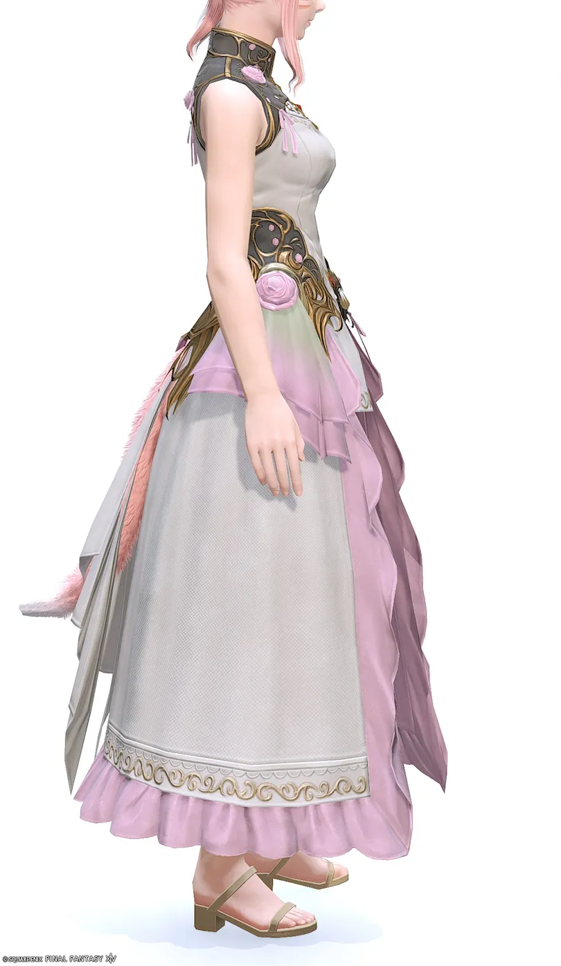 ミラプリ「コートリーラヴァー・ストライカークローク」装備ミコッテでの見た目紹介8