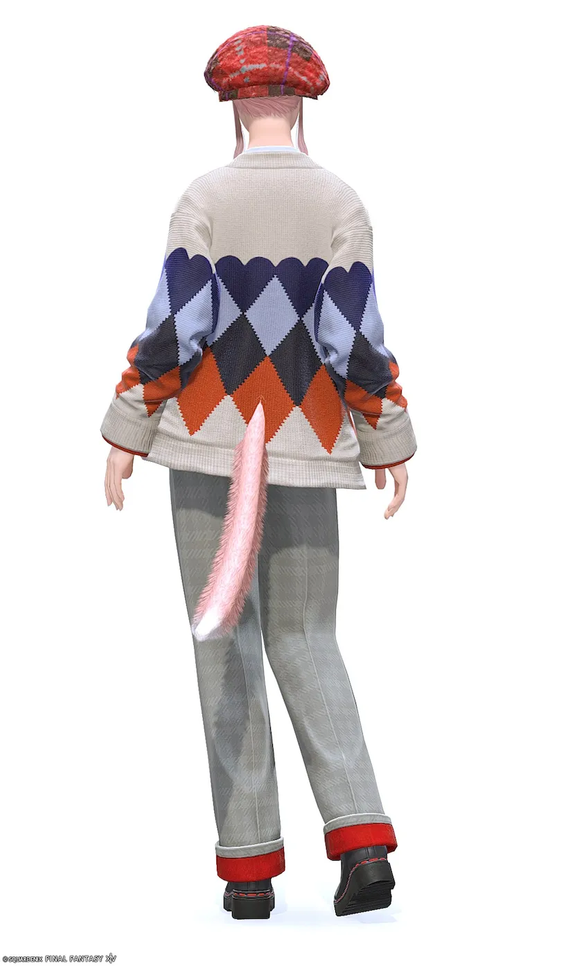 ミラプリ「ヴァレンティオンコージー」装備ミコッテでの見た目紹介2