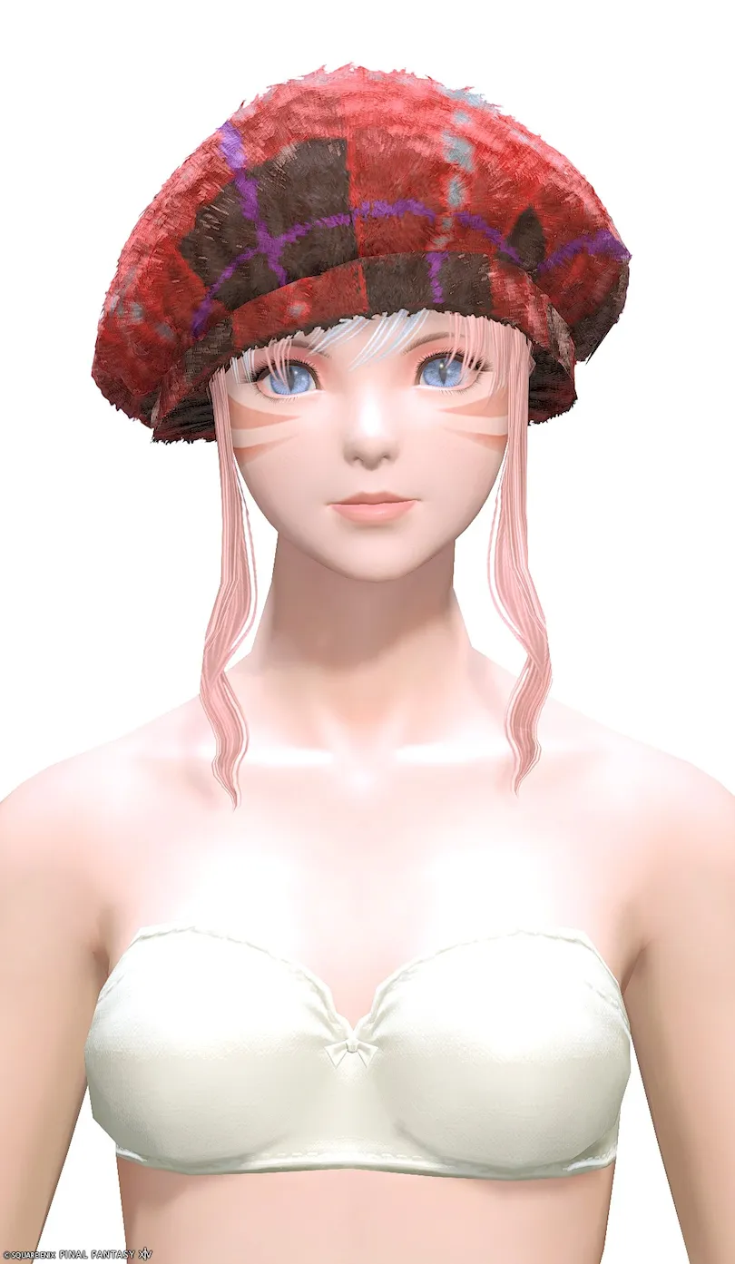 ミラプリ「ヴァレンティオンコージー・ベレー」装備ミコッテでの見た目紹介3