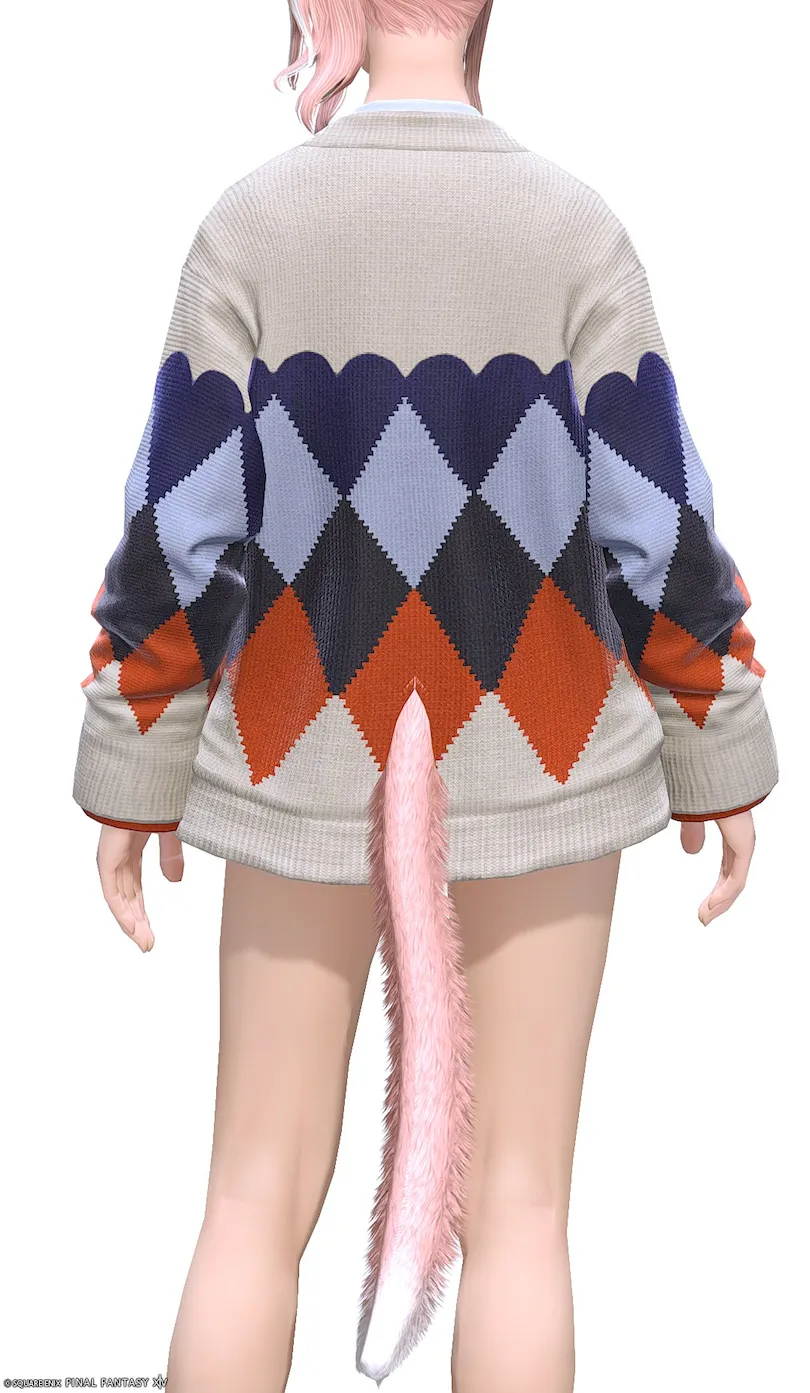 ミラプリ「ヴァレンティオンコージー・カーディガン」装備ミコッテでの見た目紹介9