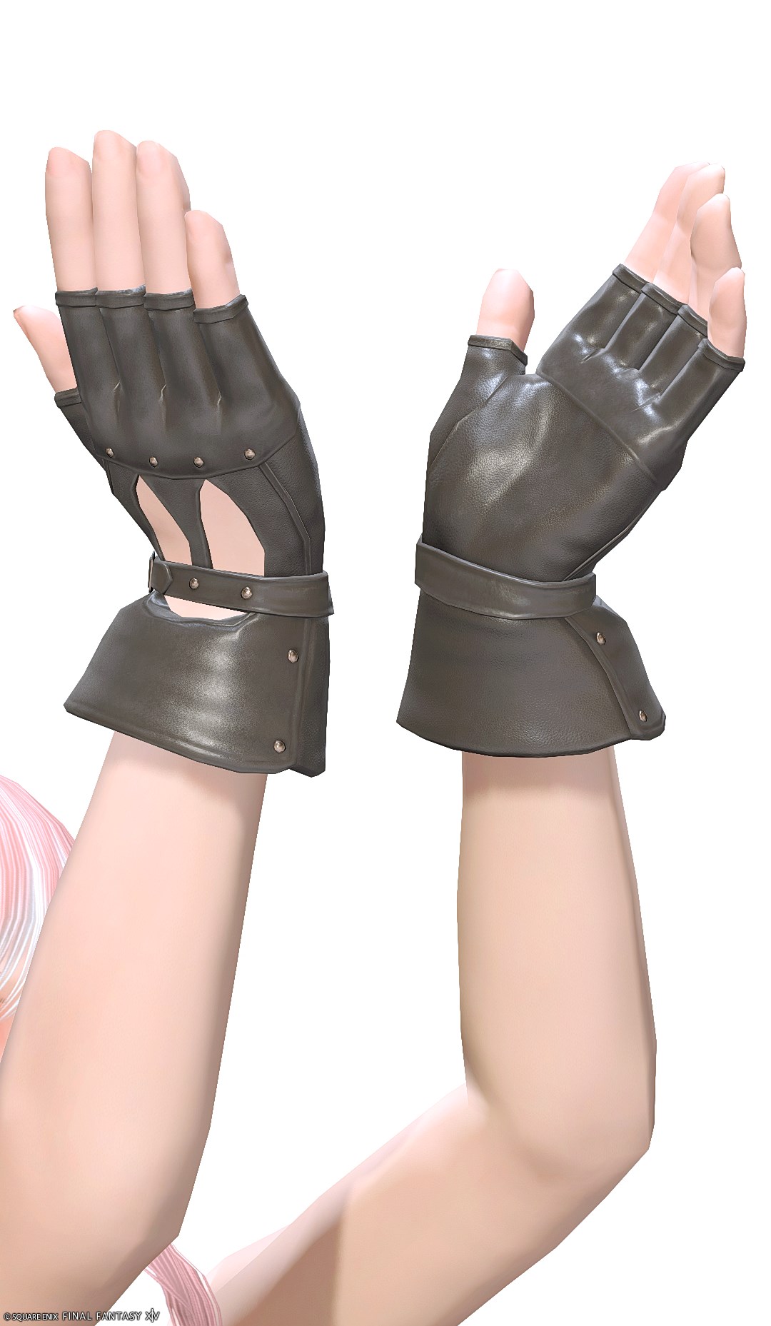 クリティカルヒッツB1・ハーフグローブ | FF14ミラプリ - Critical Hit B-1 Tour Halfgloves - 手袋/フィンガレス