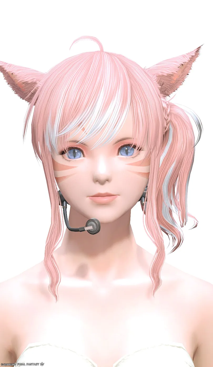 ミラプリ「クリティカルヒッツB1・ヘッドセット」装備ミコッテでの見た目紹介3