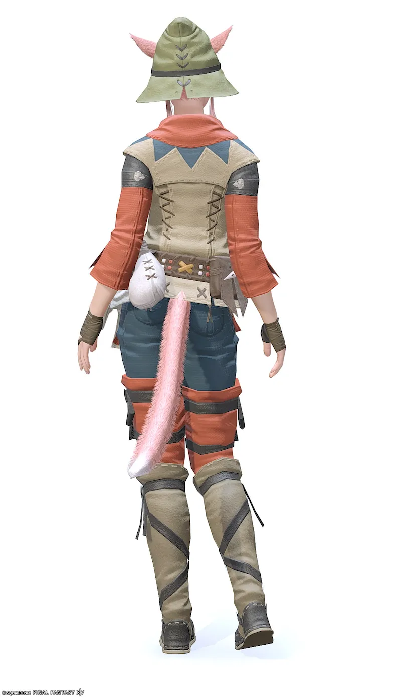 ミラプリ「カッター」装備ミコッテでの見た目紹介2