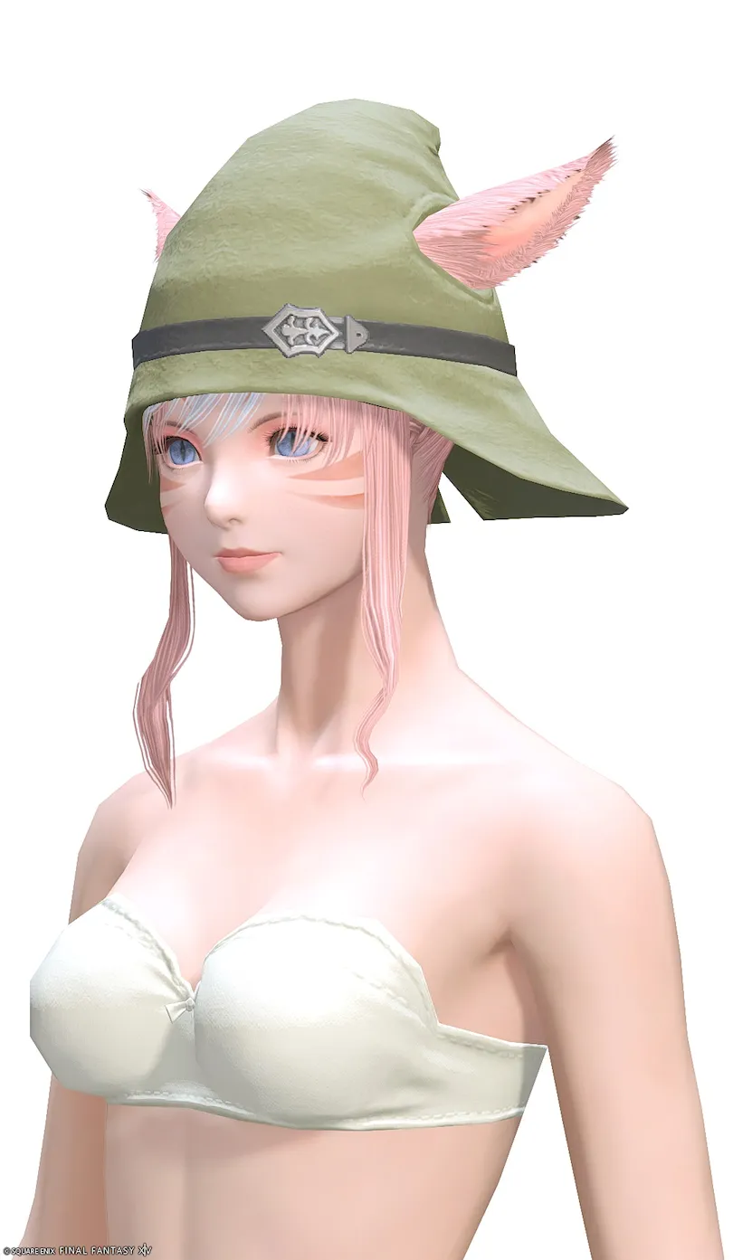 ミラプリ「カッターハット」装備ミコッテでの見た目紹介6