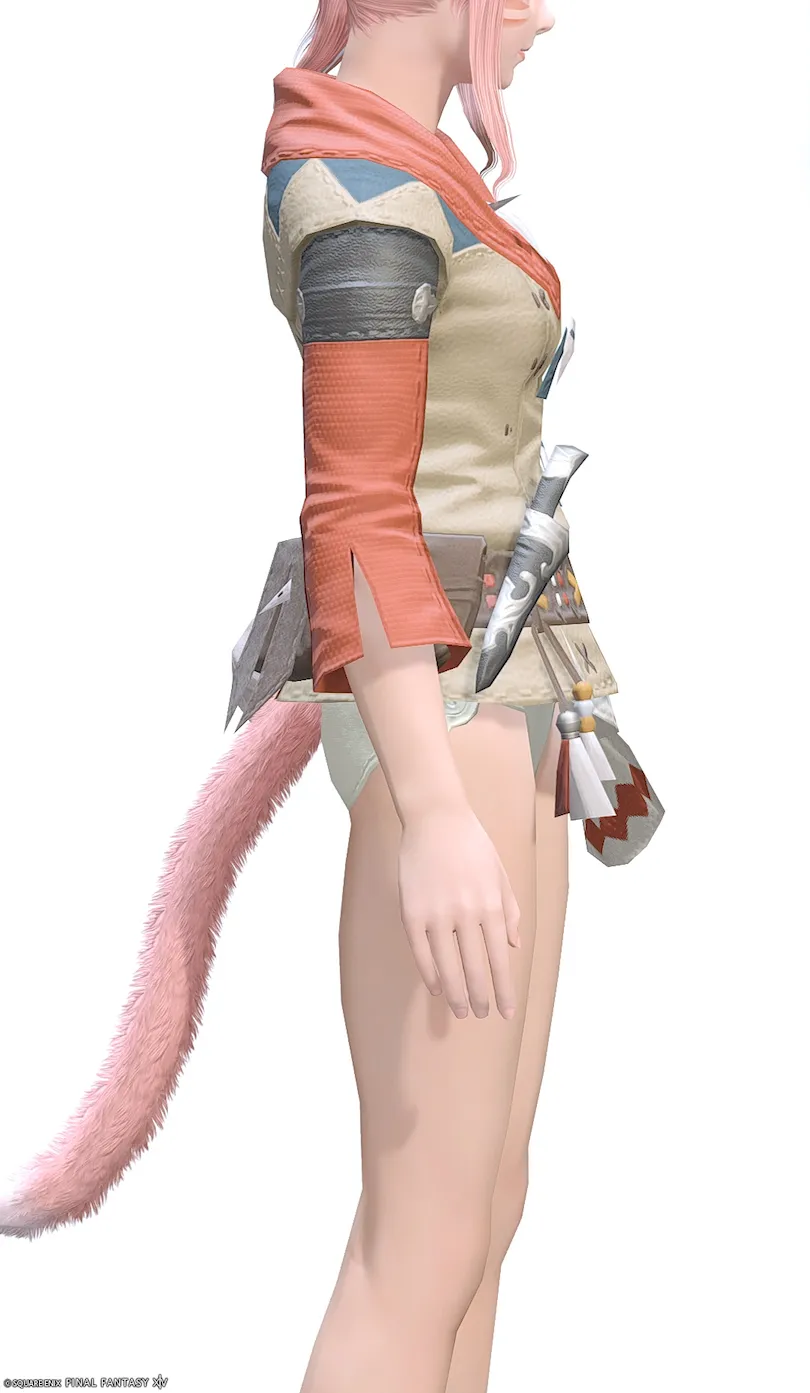 ミラプリ「カッターダブレット」装備ミコッテでの見た目紹介8