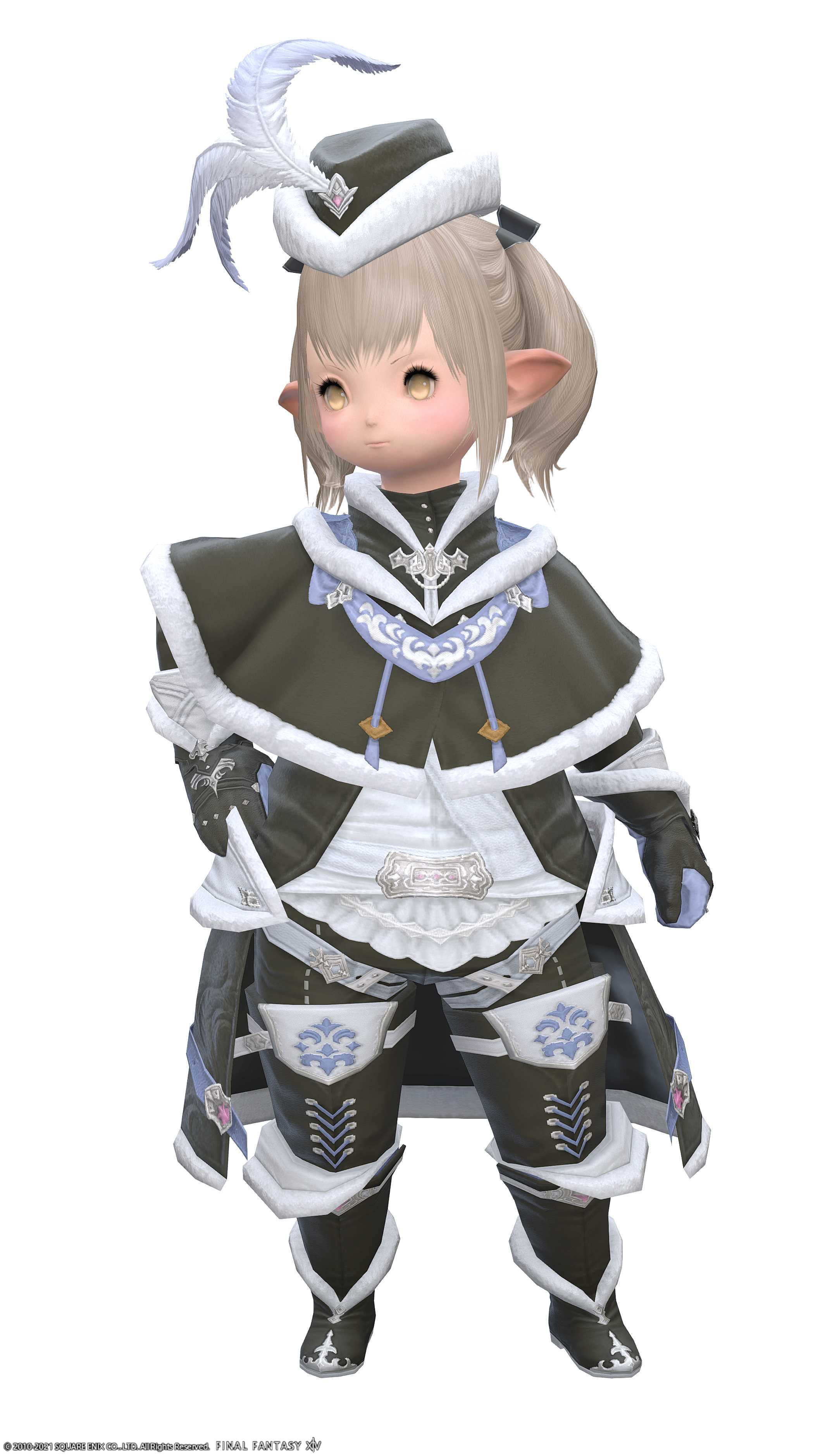 【FF14】ダーバー・キャスター(黒魔道士・召喚士・赤魔道士・青魔道士)装備の見た目