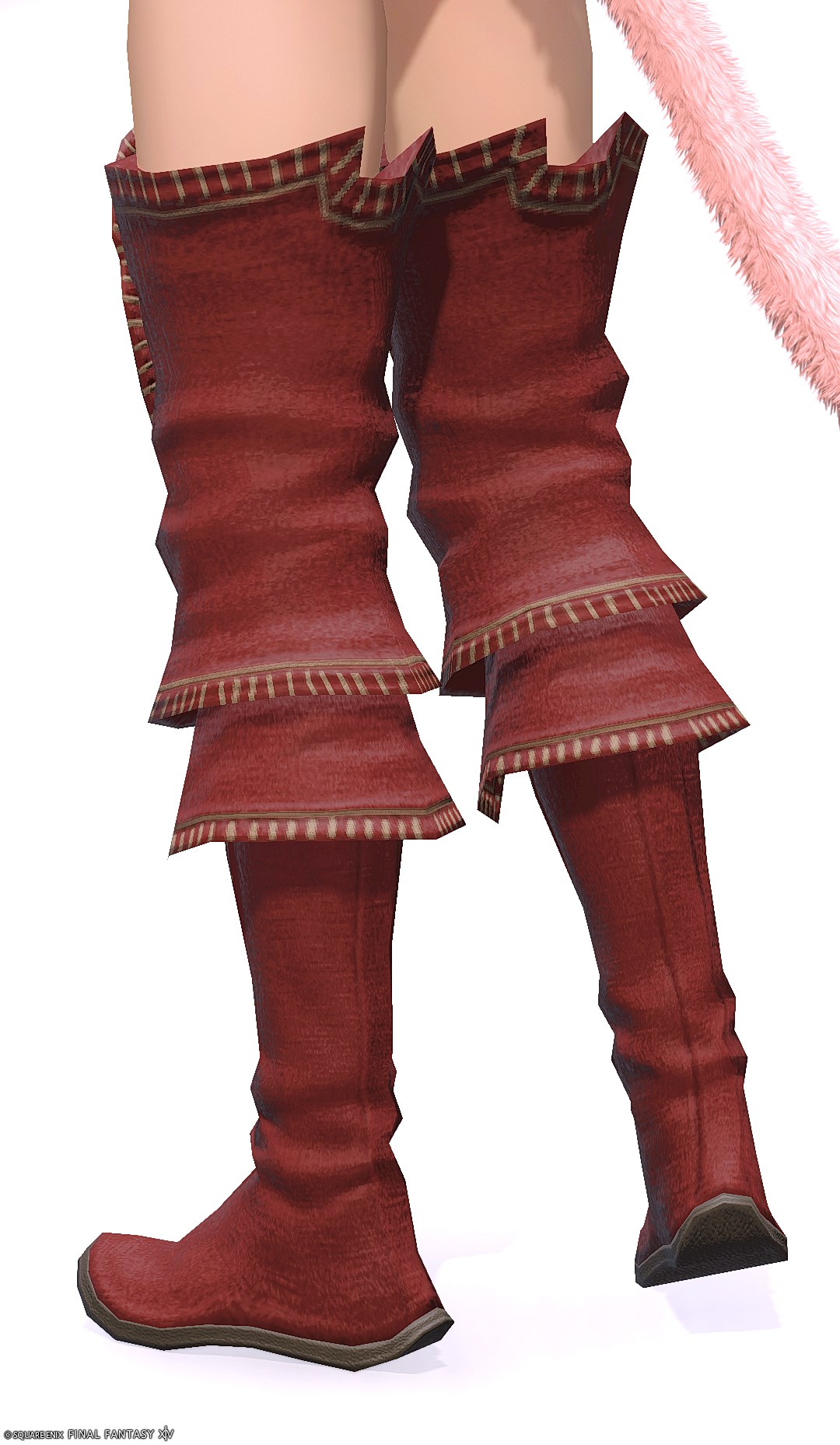 ブラーシャ・ディフェンダーサイブーツ | FF14ミラプリ - Br'aaxskin Thighboots of Fending - ブーツ