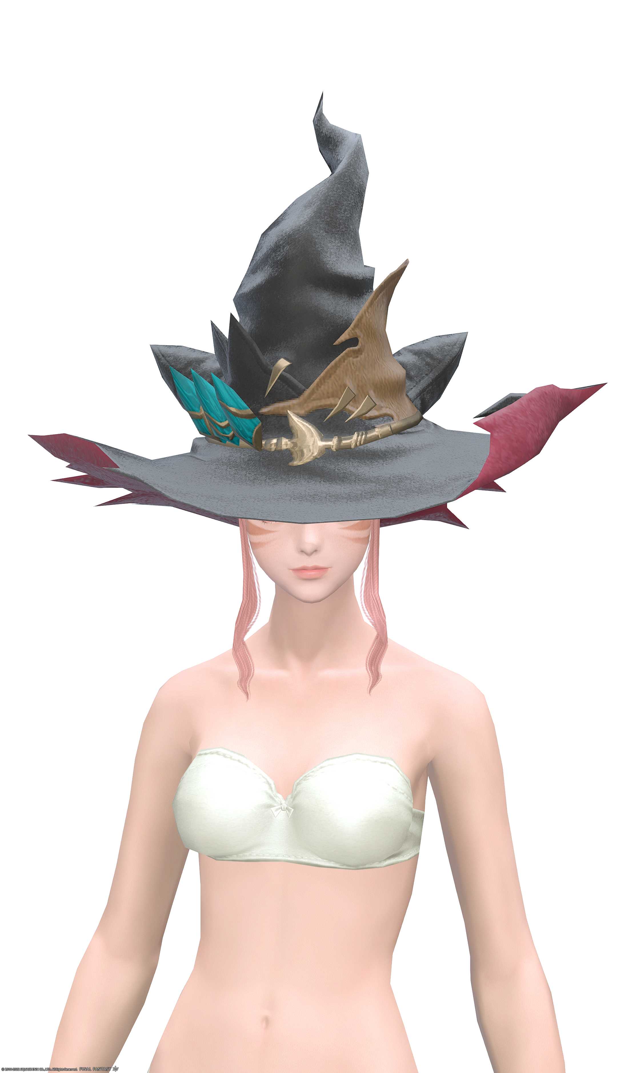 ディアボリック・キャスターハット | FF14ミラプリ - Diabolic Hat of Casting - 帽子/ハット/魔女帽子