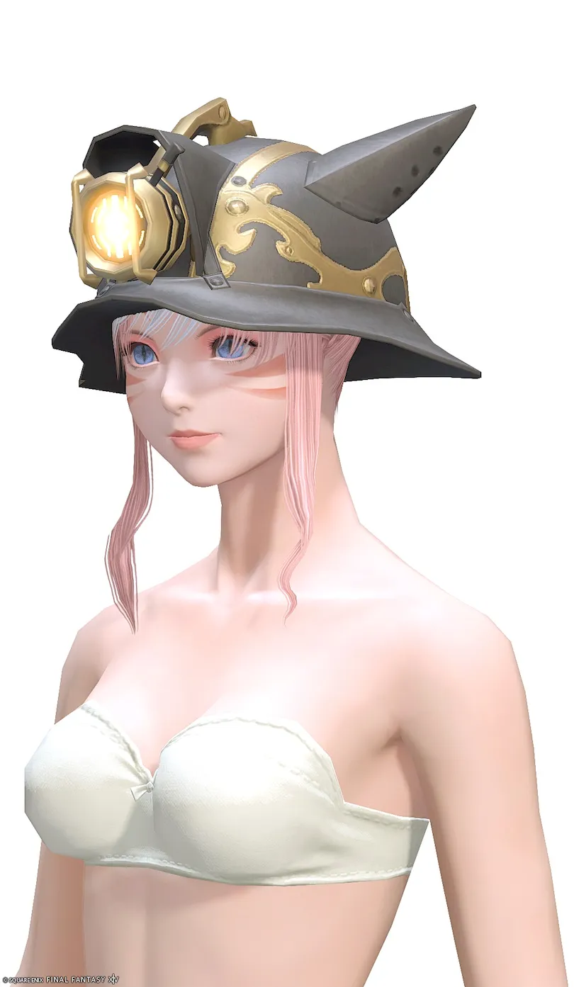 ミラプリ「ディガーヘルメット」装備ミコッテでの見た目紹介7