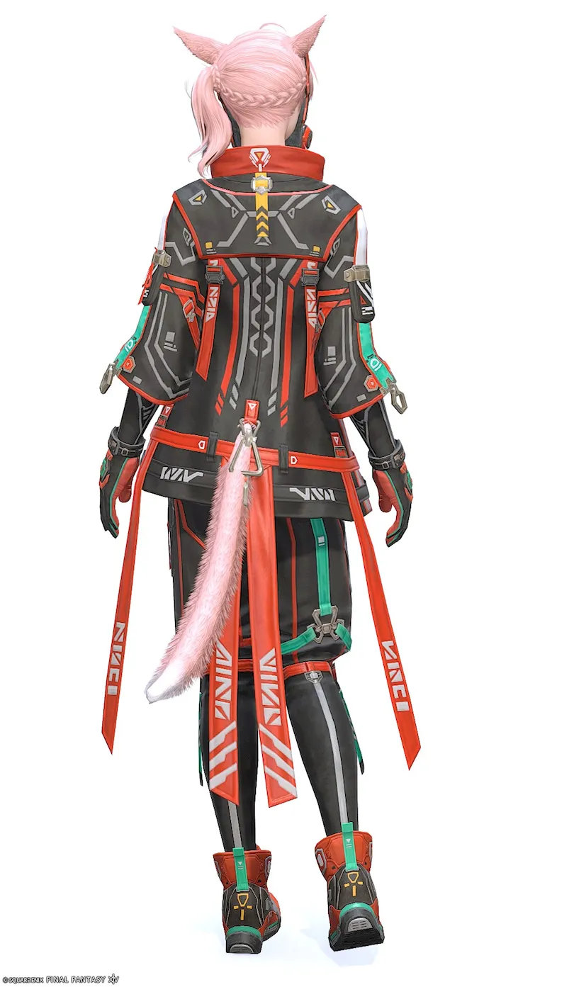 ミラプリ「イースタンテック」装備ミコッテでの見た目紹介2