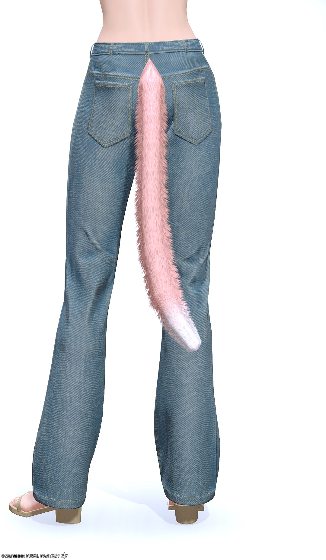 ウォッシュドベルボトム・ツイルパンツ | FF14ミラプリ - Stonewashed Bell-bottom Twill Trousers - パンツ/フレア