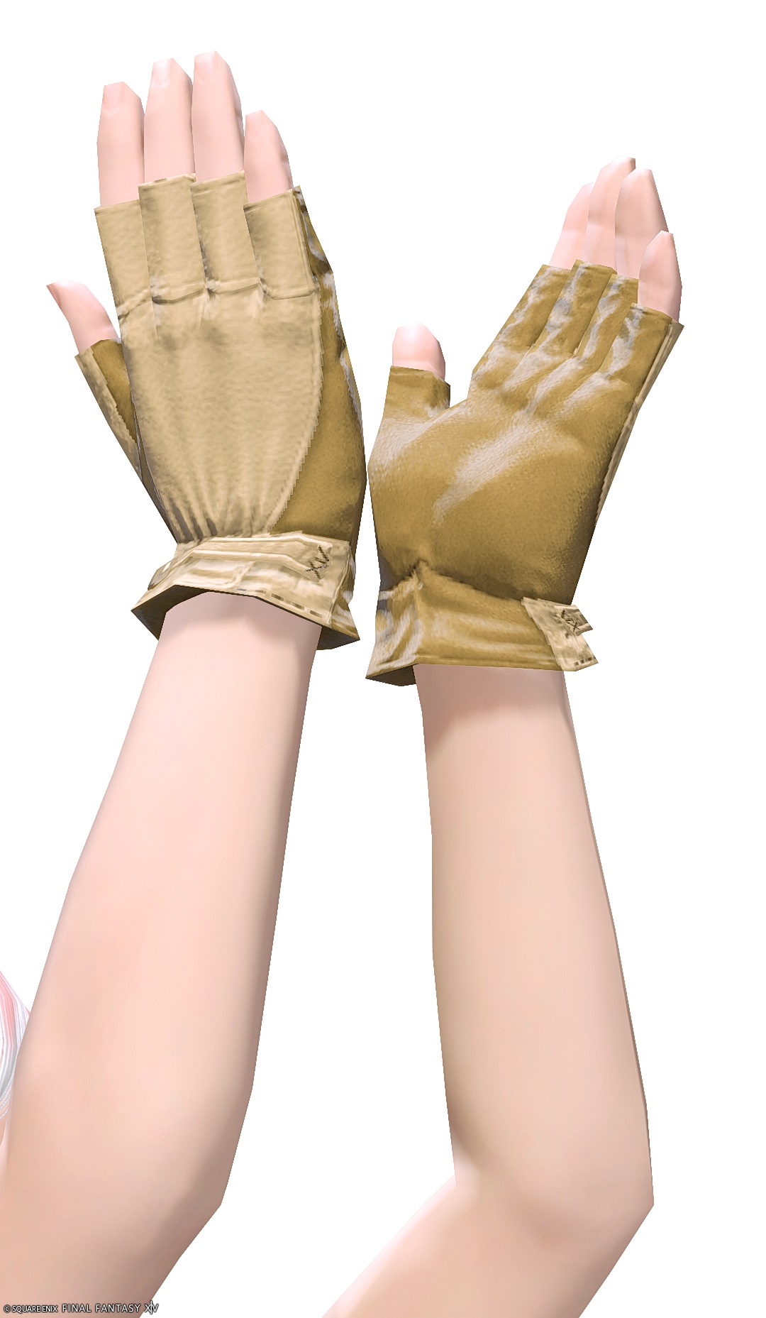 フィールドフィーンド・コスチュームハーフグローブ | FF14ミラプリ - Fieldfiend's Costume Halfgloves - 手袋/フィンガレス