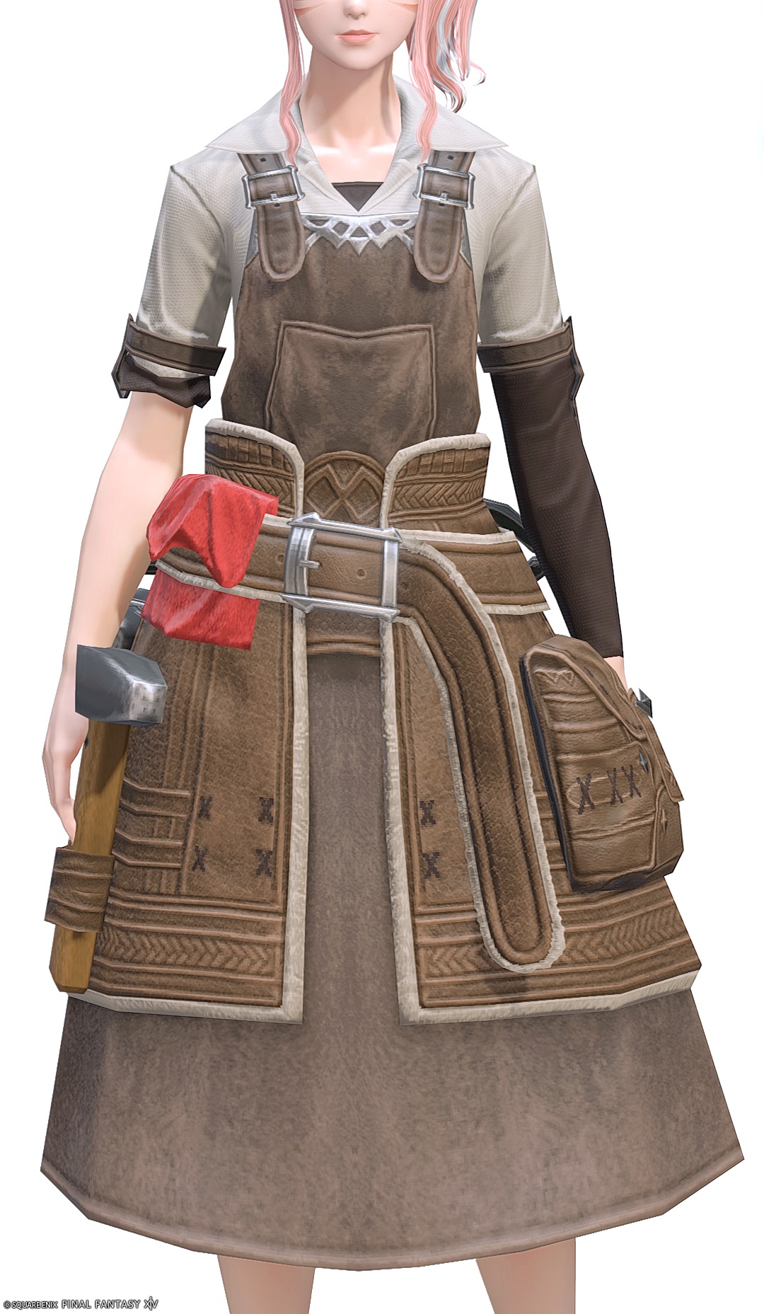 フォージフィーンド・コスチュームエプロン | FF14ミラプリ - Forgefiend's Costume Apron - シャツ/エプロン