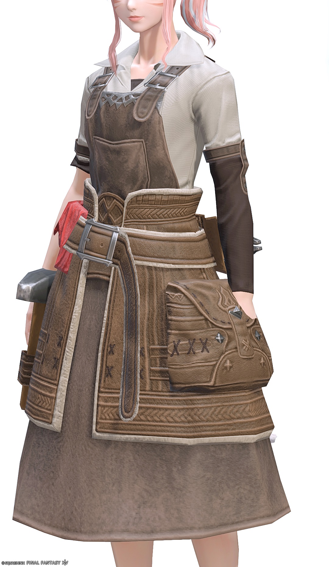 フォージフィーンド・コスチュームエプロン | FF14ミラプリ - Forgefiend's Costume Apron - シャツ/エプロン