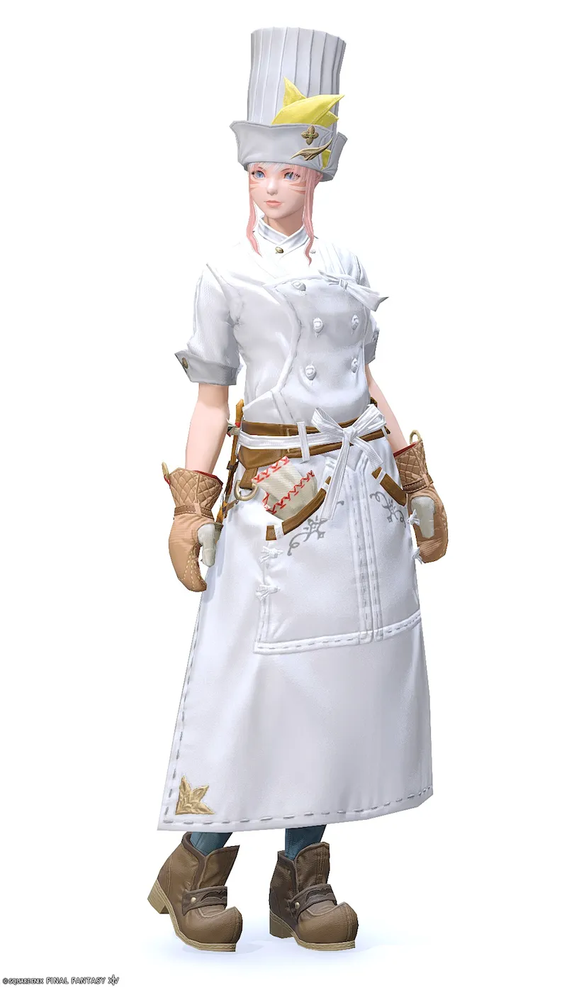 【FF14】調理師AF4装備👗各種族での見た目・入手方法【ガリーフィーンド】