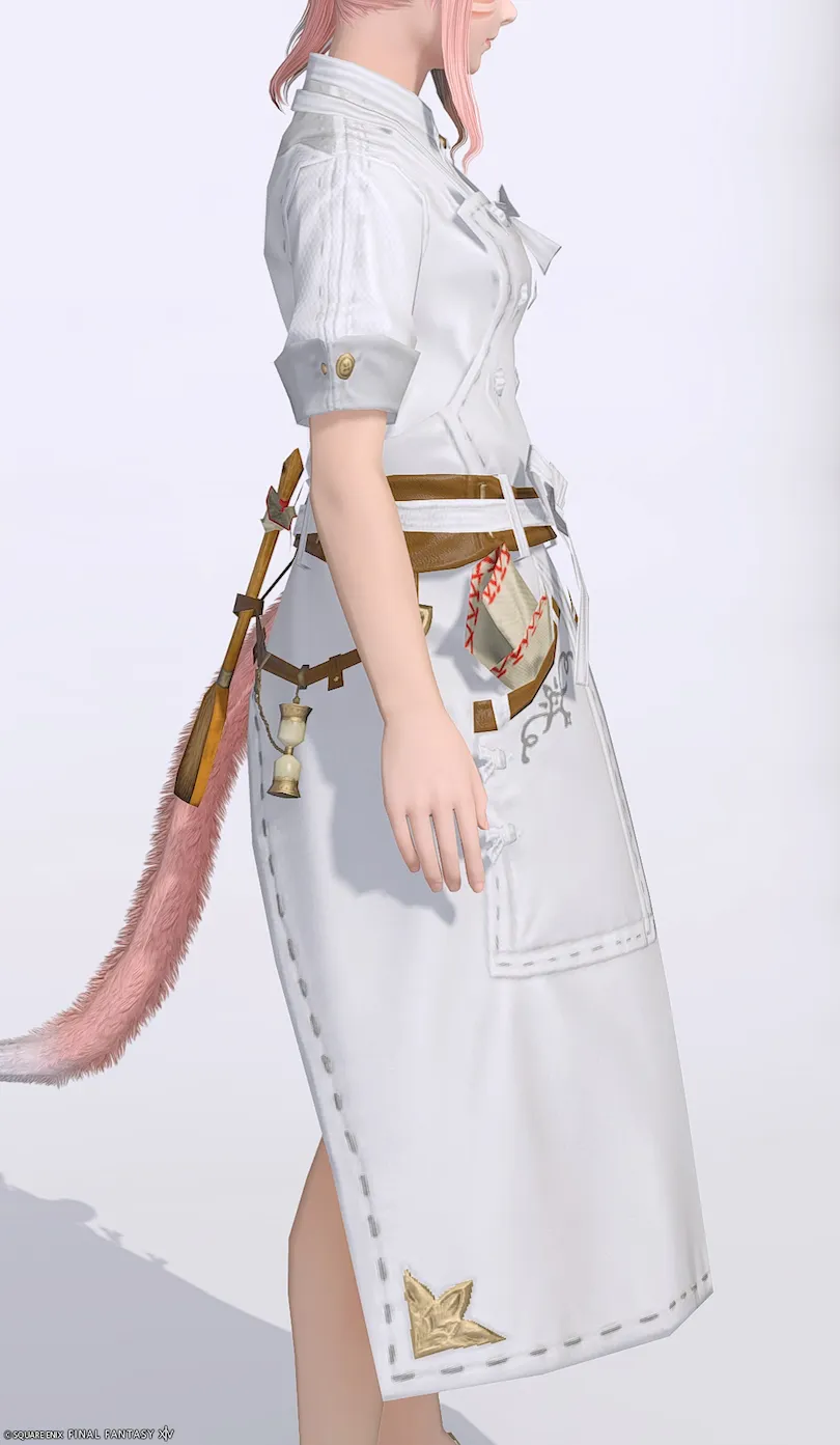 ミラプリ「ガリーフィーンド・コスチュームエプロン」装備ミコッテでの見た目紹介8