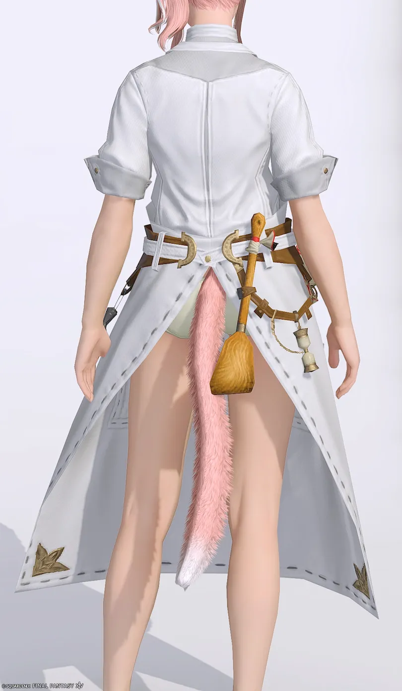 ミラプリ「ガリーフィーンド・コスチュームエプロン」装備ミコッテでの見た目紹介9