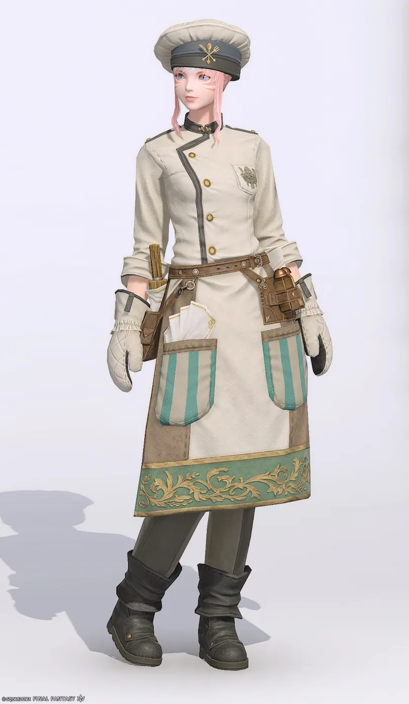 【FF14】調理師AF6装備👗各種族での見た目・入手方法【ガリーライズ】