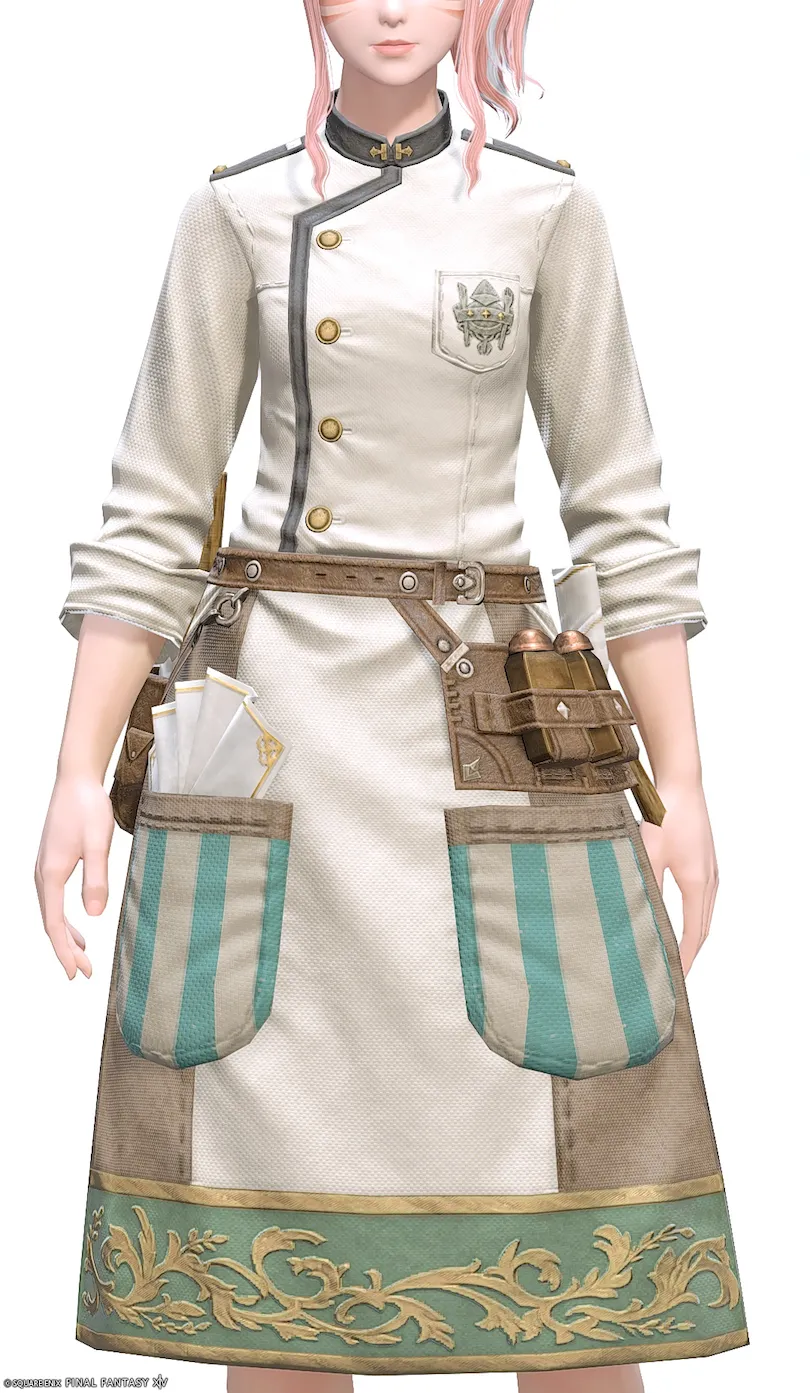 ミラプリ「ガリーライズ・エプロン」装備ミコッテでの見た目紹介7