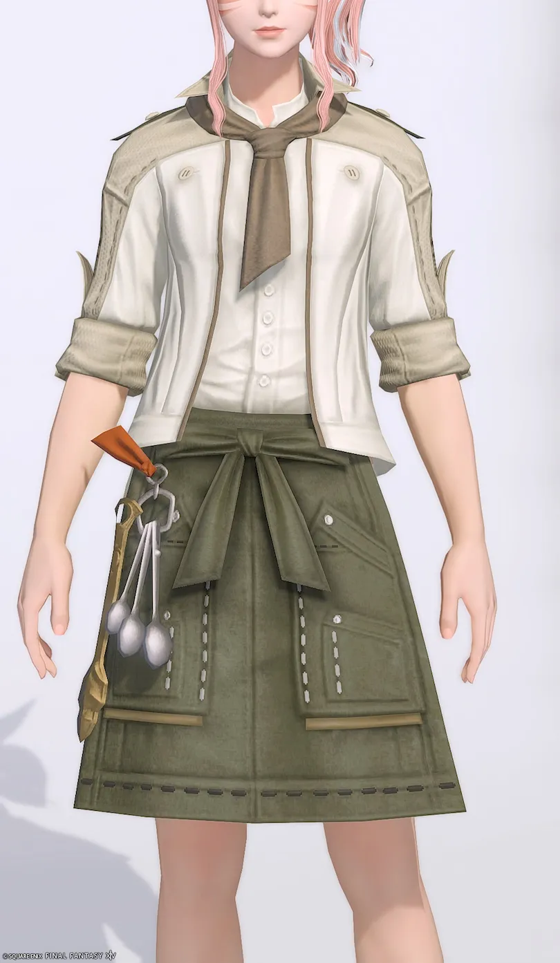 ミラプリ「ガリーソフォス・エプロン」装備ミコッテでの見た目紹介7