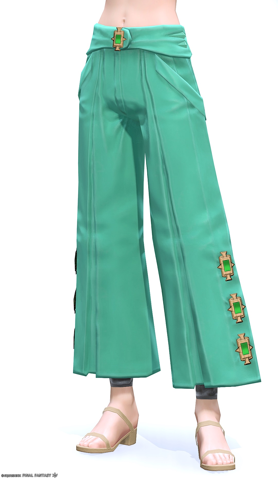 ジェムライズ・パンタロン | FF14ミラプリ - Gemrise Pantaloons - パンツ/フレア/ワイド