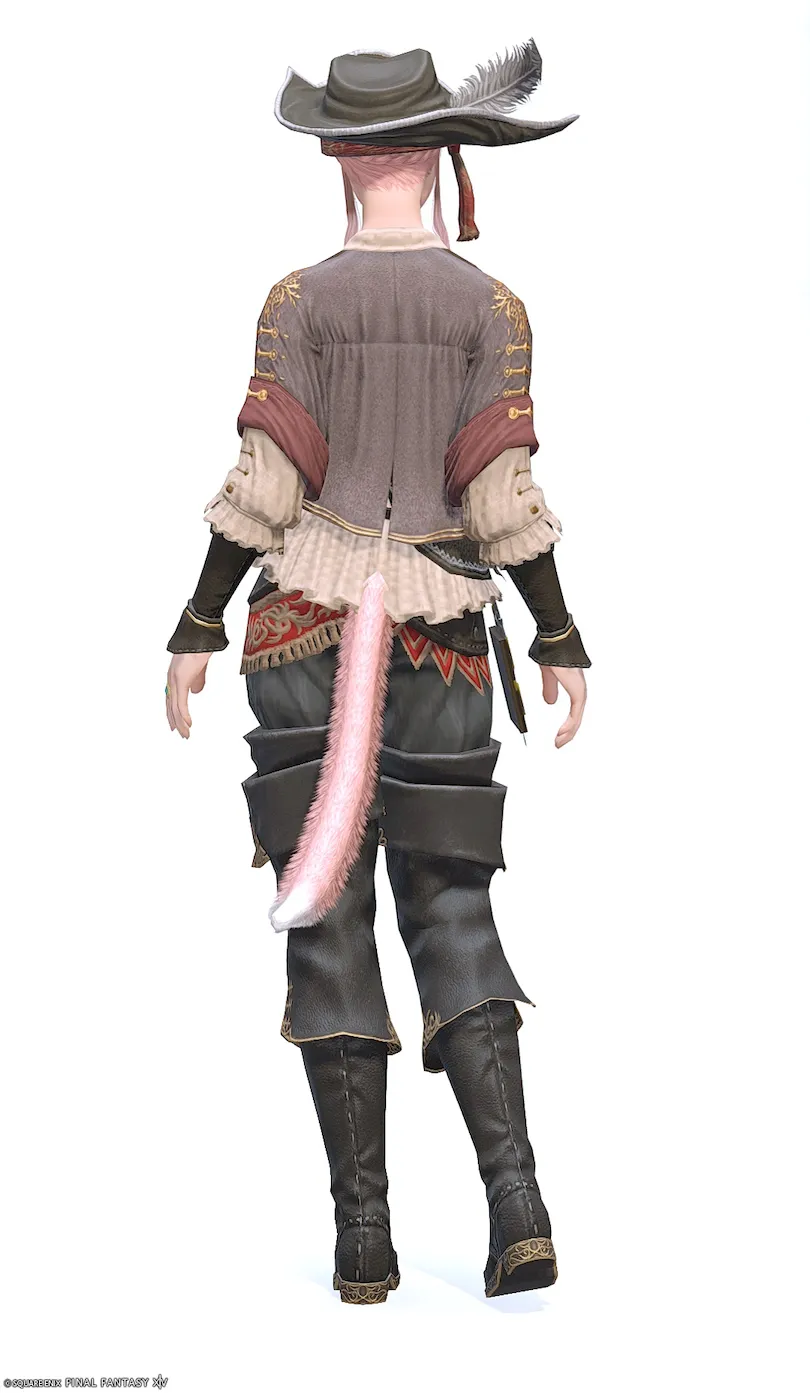 ミラプリ「ジェムソフォス」装備ミコッテでの見た目紹介2